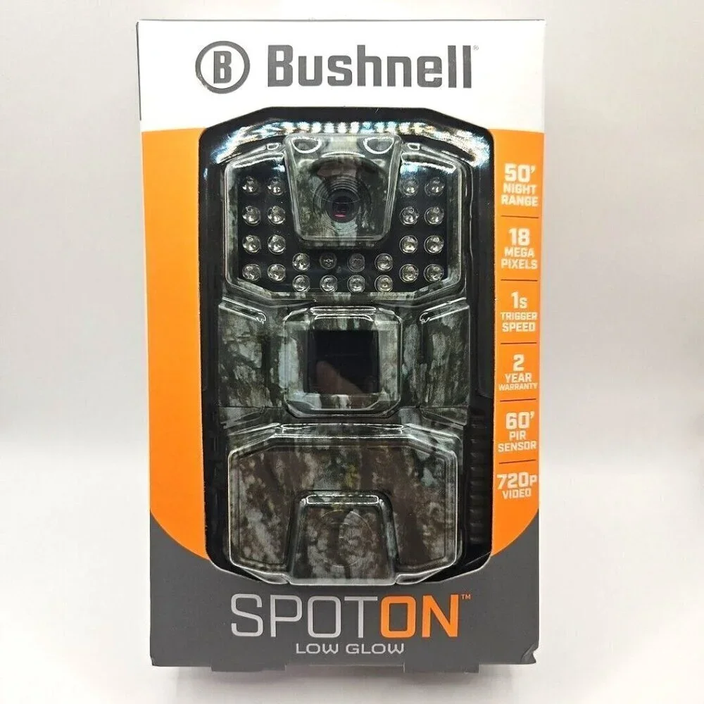 Bushnell‎ 66061WM 720p 18MP Spot On Low Glow Trail Camera 18MP 50' Range NWT